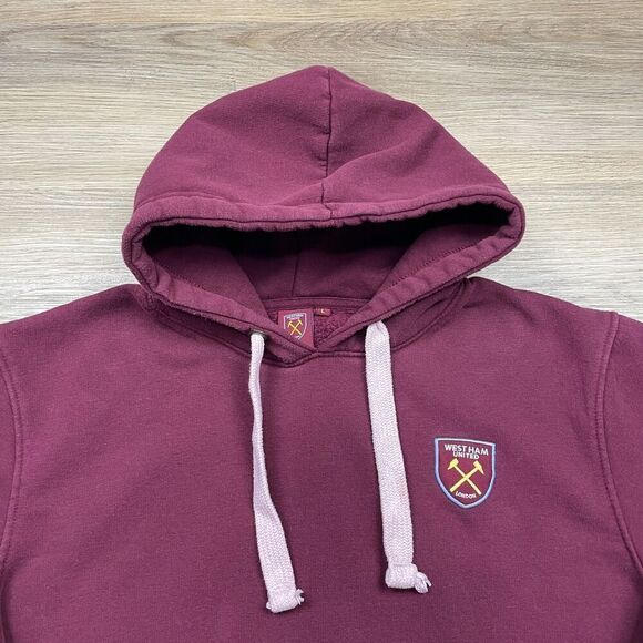 West Ham United Hoodie Mens Large Red Premier League Official Merchandise Soccer - Picture 2 of 10